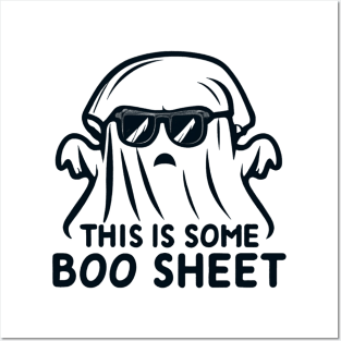 This Is Some Boo Sheet Halloween Ghost Posters and Art